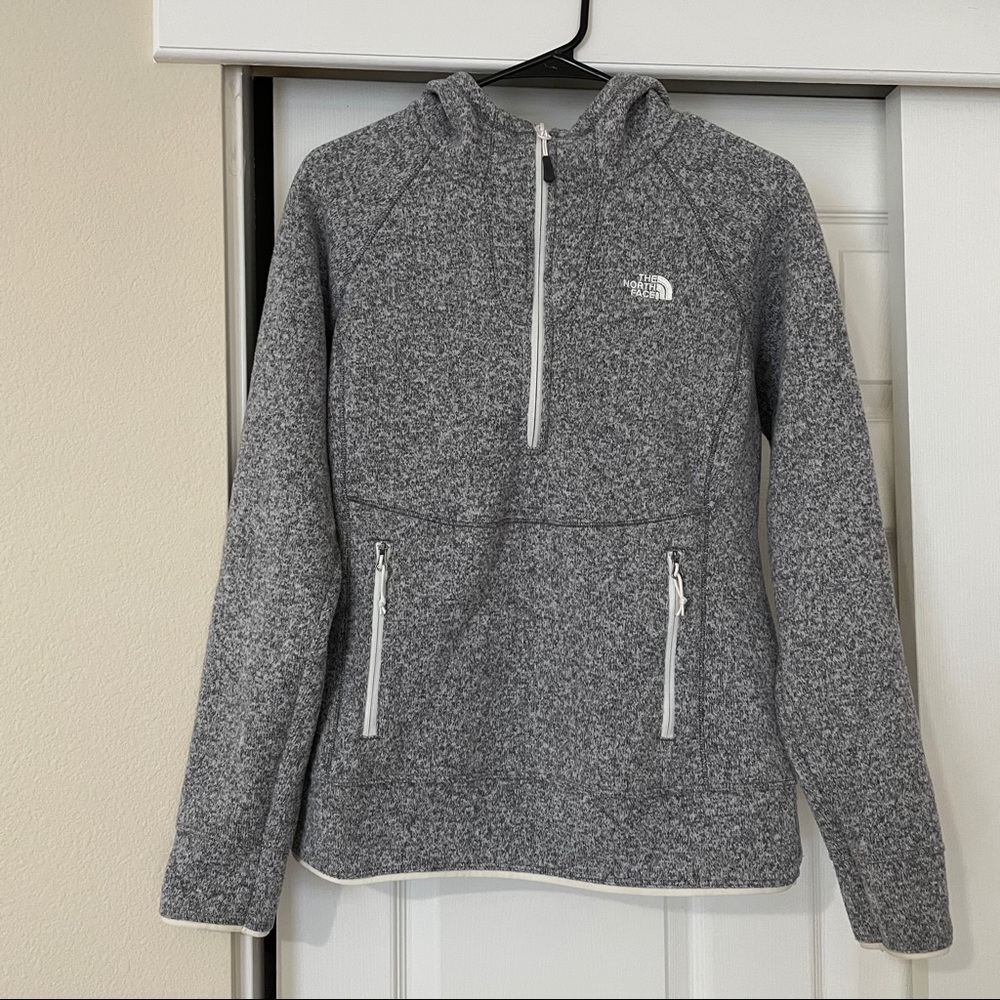 NORTHFACE- women’s fleece 3/4 zipup